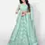 Enchanting Sea green Heavy Embroidered with Zarkan net semi stitched lehenga