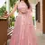 Pink Georgette Embrodered Sequins Indian Wedding Wear Lehenga Dress Designs