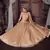 appetizing Beige sequins, zari and thread embroidered net semi stitched lehenga