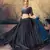 pleasant Blue Mukesh work georgette semi stitched lehenga