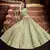 Mesmerizing Pista green Zari, Sequins and thread Embroidered net semi stitched lehenga