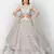 Captivating Grey embroidered net semi stitched lehenga