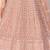 Engaging Peach embroidered net semi stitched lehenga