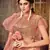 Seductive Pink mirror net semi stitched lehenga