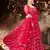 Enthralling Pink mirror net semi stitched lehenga