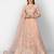 Mesmerizing Peach Thread embroidered Organza Lattest Designer Lehenga choli