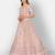Phenomenal Peach Thread Embroidered Organza Semi Stitched Lehenga choli with dupatta