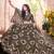 taking Dark-green thread embroidery net Semi Stitched Lehenga