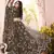 taking Dark-green thread embroidery net semi stitched lehenga