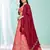 gorgeous Peach gotta patti satin semi stitched lehenga