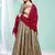 babelicious Grey gotta patti satin semi stitched lehenga