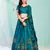 circean Green gotta patti satin semi stitched lehenga