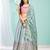 ambrosia Grey gotta patti satin Semi Stitched Lehenga