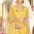 Bewitching Yellow gotta patti net Semi Stitched Lehenga