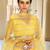 Bewitching Yellow gotta patti net Semi Stitched Lehenga