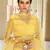 Bewitching Yellow gotta patti net semi stitched lehenga