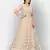Fetching Beige thread and Zari Embroidered net semi stitched lehenga