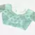 Enchanting Sea green Heavy Embroidered with Zarkan net semi stitched lehenga