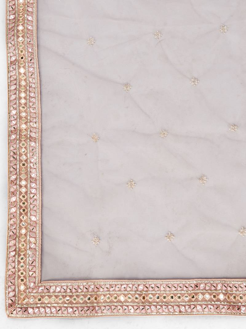 Mesmerizing Peach Thread embroidered Organza Lattest Designer Lehenga choli