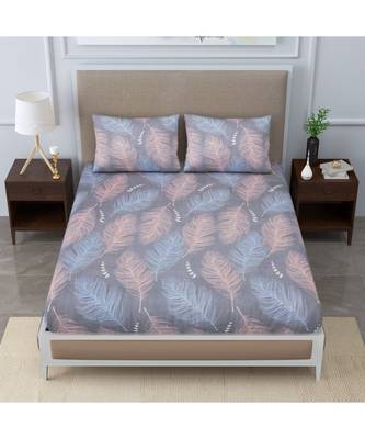 Ridan Multicolour   Cotton  Blend  Double Bed Heet With Pillow Cover 1