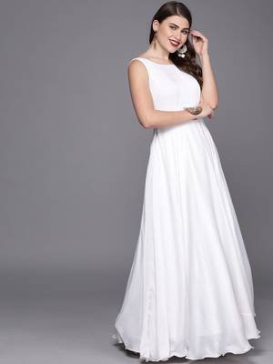 White Embroidered Satin Stitched Dori_Embroidery Party-Wear-Gowns 3