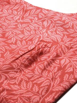 Pink Printed Cotton Stitched Weaving_Print Party-Wear-Gowns 4