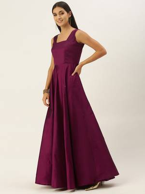 Purple Printed Taffeta Stitched Weaving_Print Party-Wear-Gowns 3
