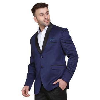 Blue plain cotton men-wedding-dresses 2