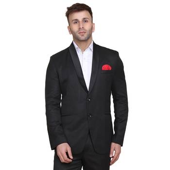 Black plain cotton men-wedding-dresses 1