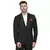 Black plain cotton men-wedding-dresses