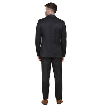 Black plain cotton men-wedding-dresses 5