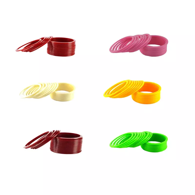 Multicolor Color Acrylic Bangle