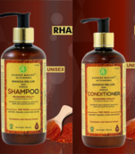 Ayurved Master 100% Chemical Free From Morocco Contains Keratin Organic Vegan /Plant Based Shampoo + Conditioner| 300ML