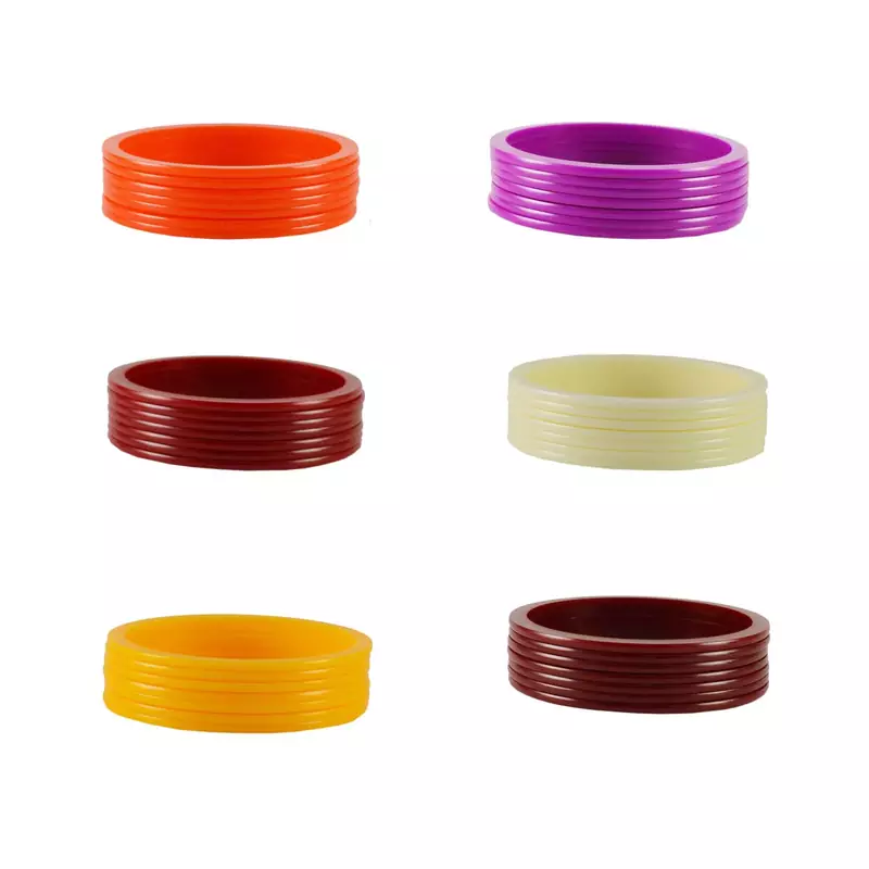 Multicolor Color Acrylic Bangle