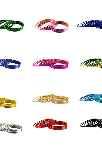 Multicolor Color Metel Bangle