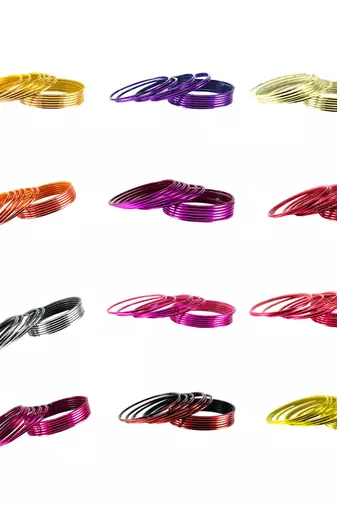 Multicolor Color Metel Bangle