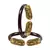 Maroon Color Acrylic And Brass Bangle