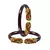 Maroon Color Acrylic And Brass Bangle