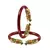 Red  Color Acrylic And Brass Bangle