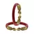Red  Color Acrylic And Brass Bangle