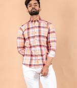 Multicolor printed cotton mens-casual-shirts