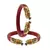 Red  Color Acrylic And Brass Bangle