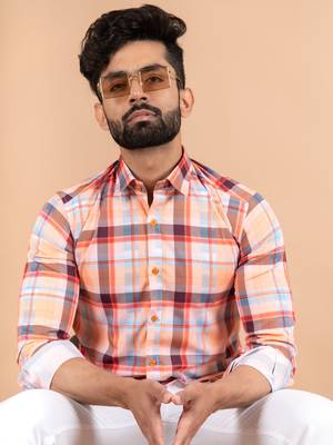 Multicolor printed cotton mens-casual-shirts 4
