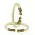 White Color Acrylic And Brass Bangle