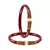 Red  Color Acrylic And Brass Bangle