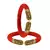 Red  Color Acrylic And Brass Bangle