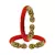 Red  Color Acrylic And Brass Bangle