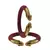 Maroon Color Acrylic And Brass Bangle
