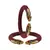 Maroon Color Acrylic And Brass Bangle