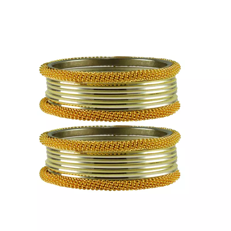 Cream Color Brass Bangle